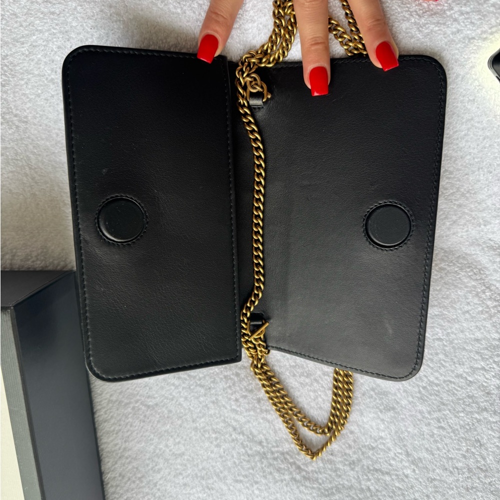 Gucci Black Crossbody Velvet Mini Bag - Picture 6 of 7